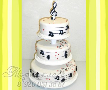 торт свадебный 